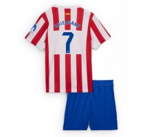 Atletico Madrid Antoine Griezmann #7 Koszulka Podstawowa dzieci 2025-26 Krótki Rękaw (+ krótkie spodenki)